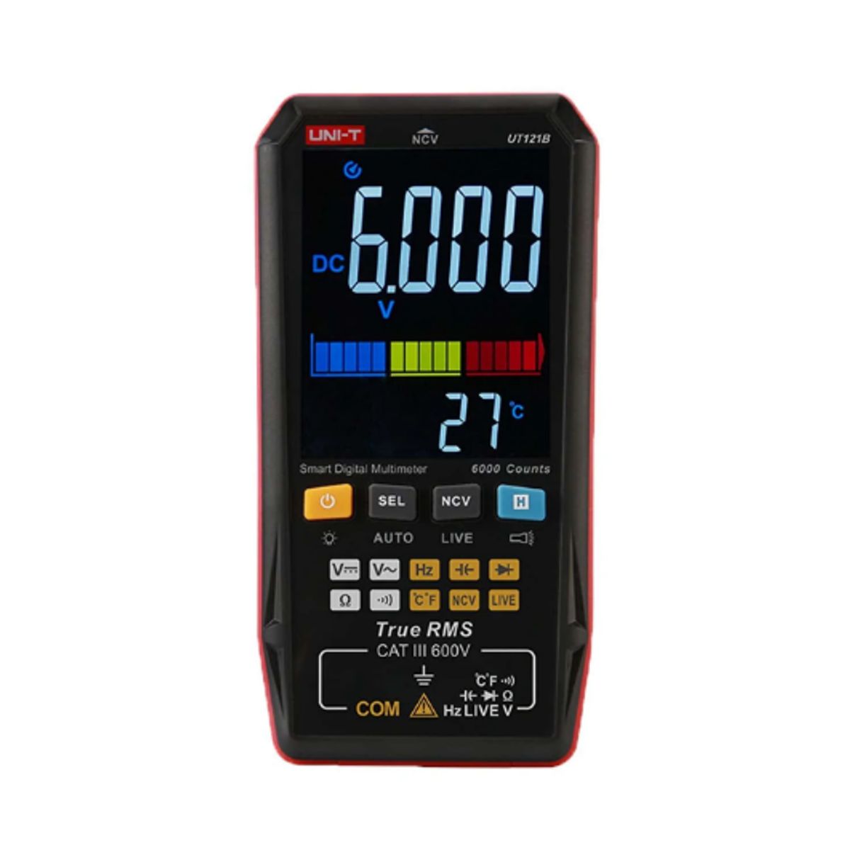 UNI T - Multímetro Digital Smart UT121B UNI-T