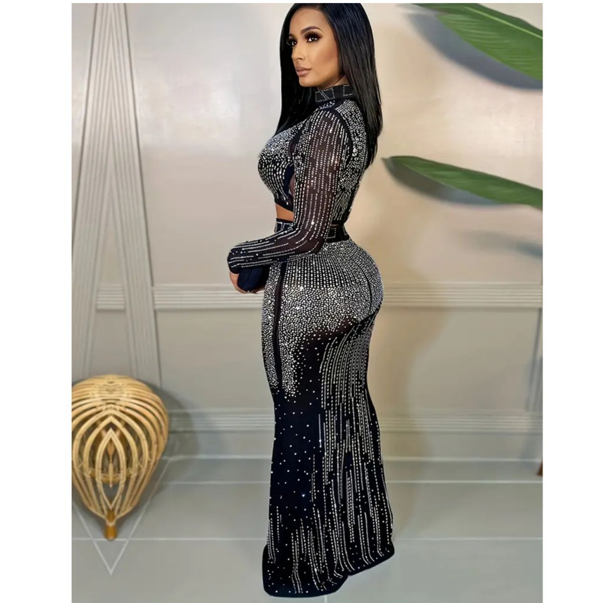 GENERICO - Set brillante negro - Set briana