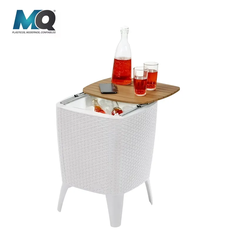 QRUBBER - Mesa Cooler Color Caramelo - MQ