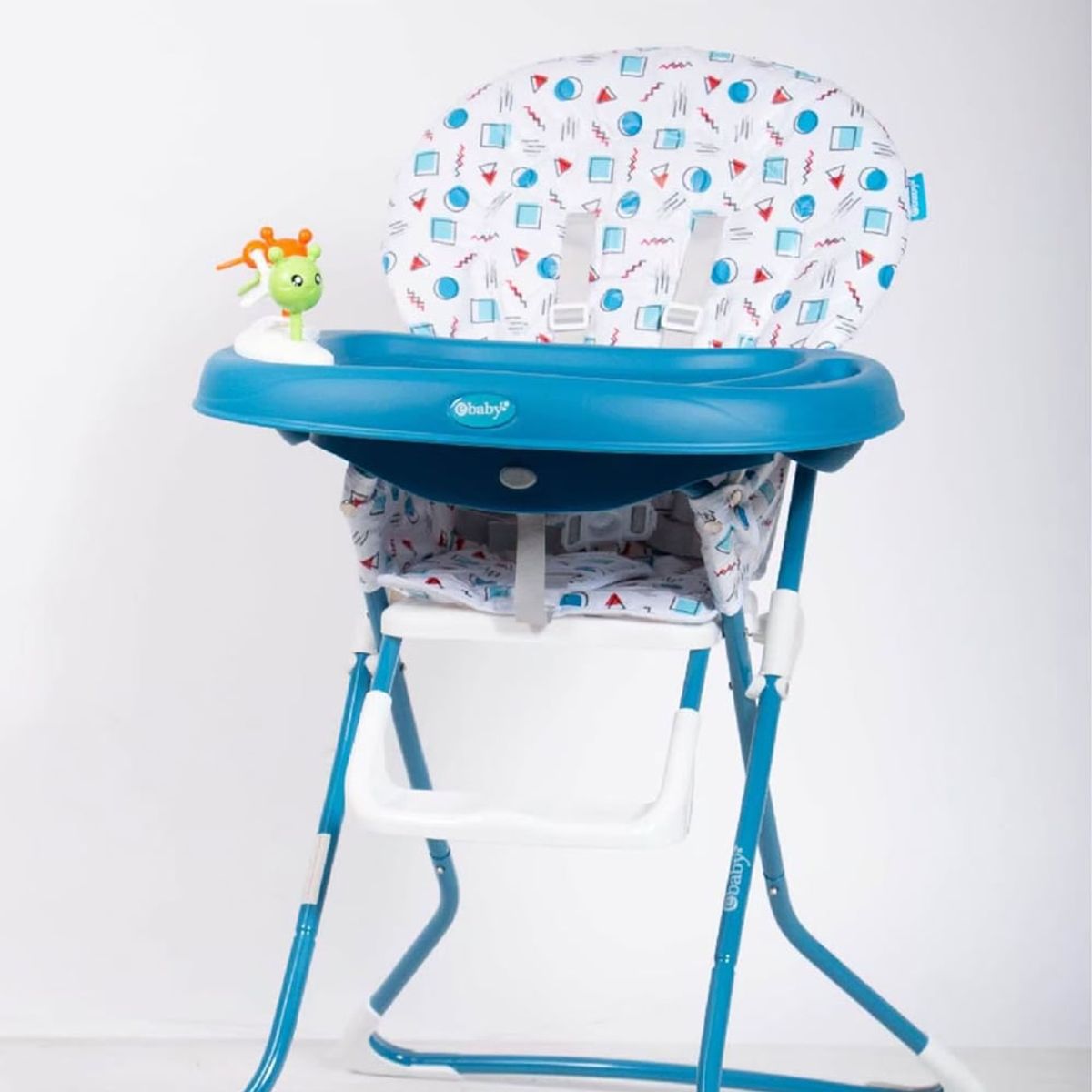 EBABY - Silla de Comer Badala 2 en 1 Plegable Azul