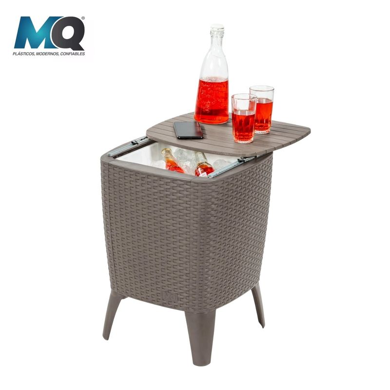 QRUBBER - Mesa Cooler Color Taupe  58cm x 415cm x 415cm  MQ