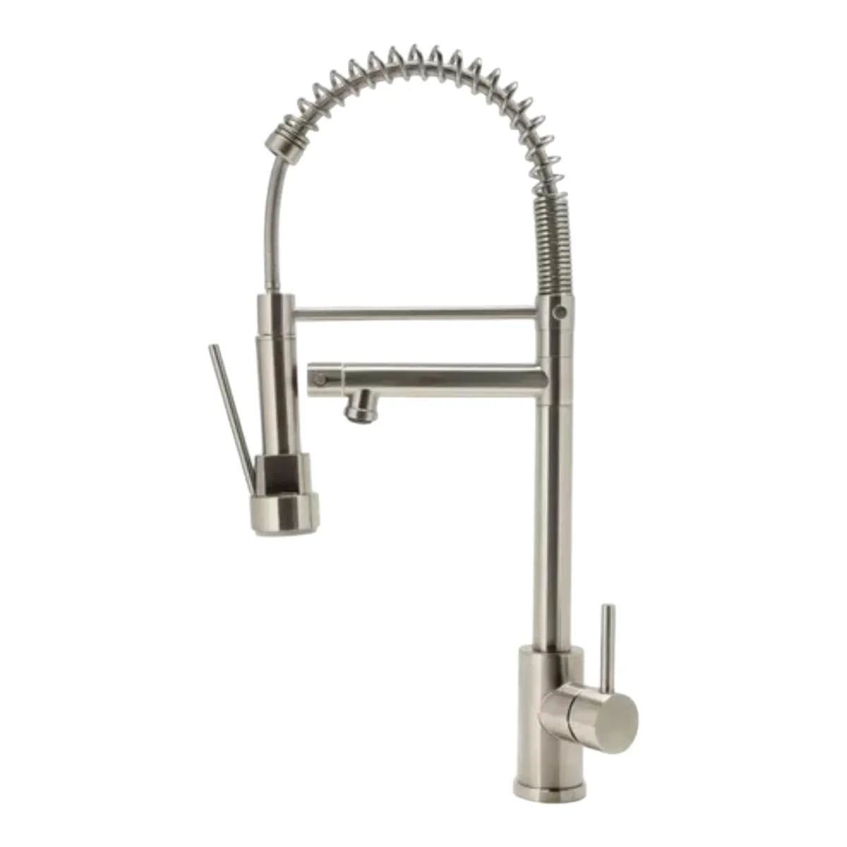 G HORSE - Grifo de Cocina Profesional 360°doble salida Acero Inoxidable