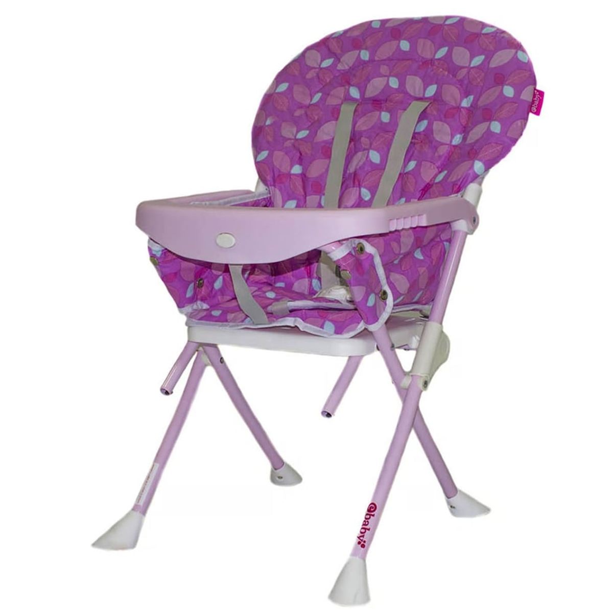 EBABY - Silla de Comer Badala 2 en 1 Plegable Morado