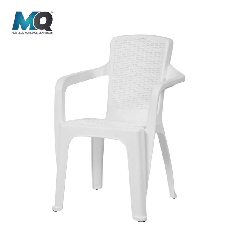 QRUBBER - Silla ExteriorInterior Modelo Infinity Color Blanco  MQ