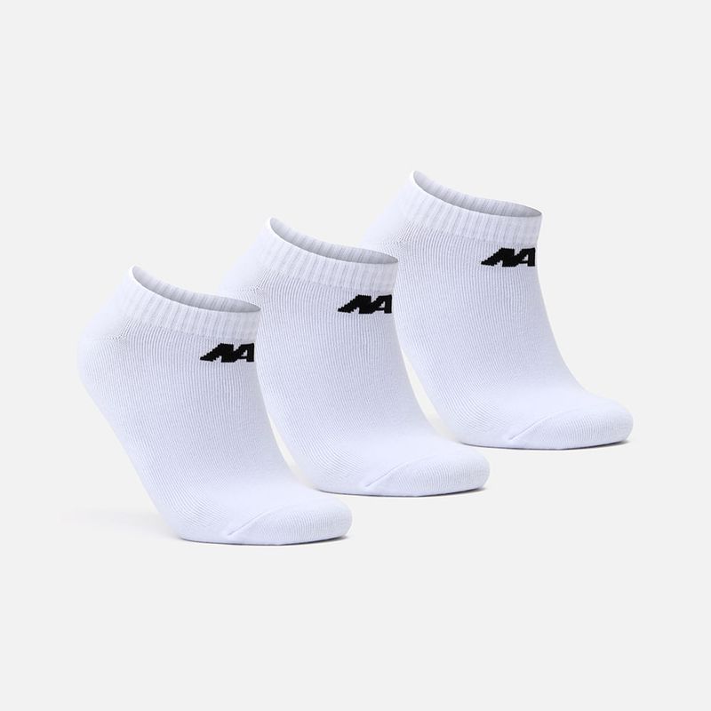 NEW ATHLETIC - Medias Pack De 3 New Athletic Taloneras10 Blanco Unisex_.