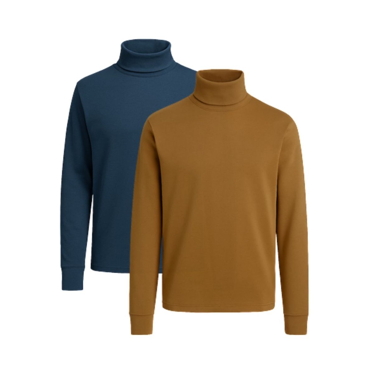 GENERICO - Pack X2 Cafarena de Hombre - Camel y Acero