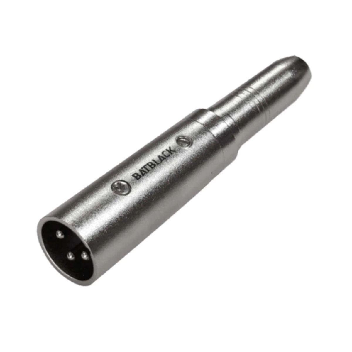 BATBLACK - Adaptador Jack Mono 635mm a Plug Canon XLR LB2005 BATBLACK