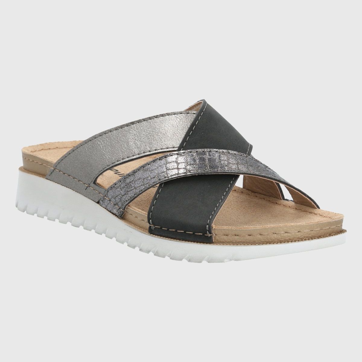 HUSH PUPPIES - Sandalia Hush Puppies Mujer Bolonia Negro HUSH PUPPIES