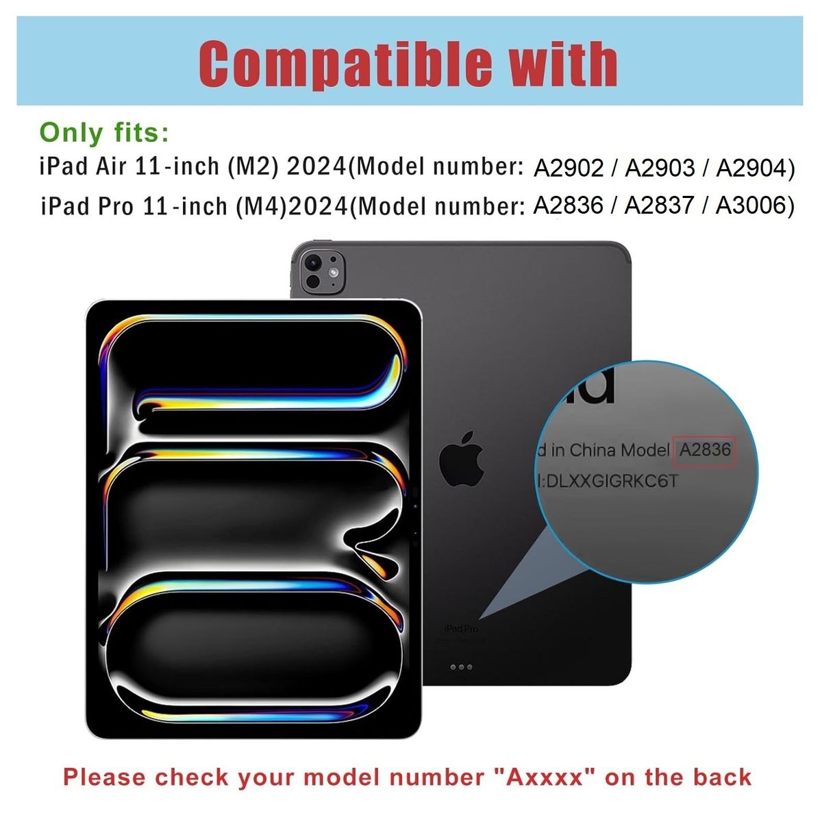 GENERICO - Mica de Vidrio Templado para iPad Pro 11 M4 2024 A2836 A2837 Lamina