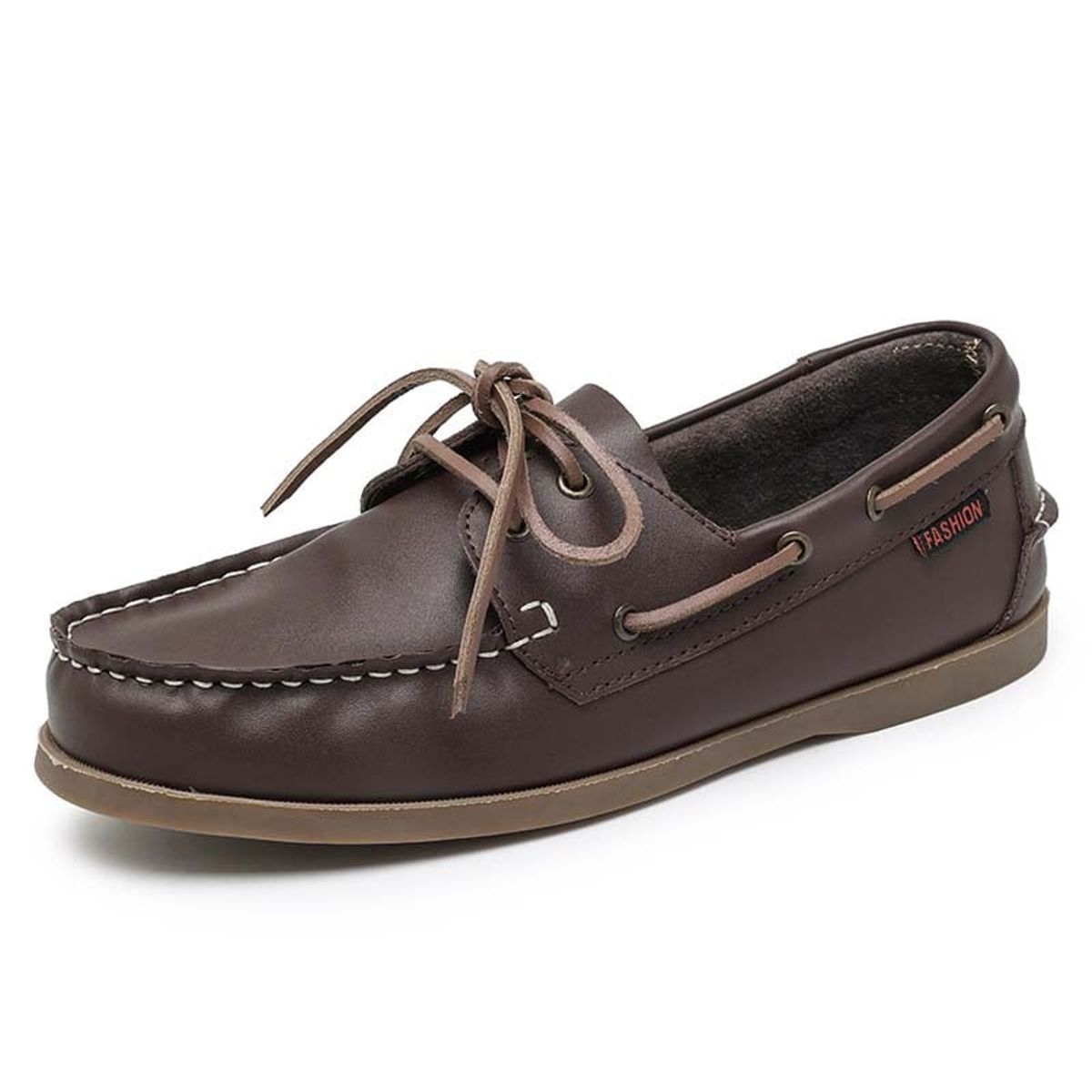 SHANDIAN - Zapato Formal Hombre Cuero Marrón