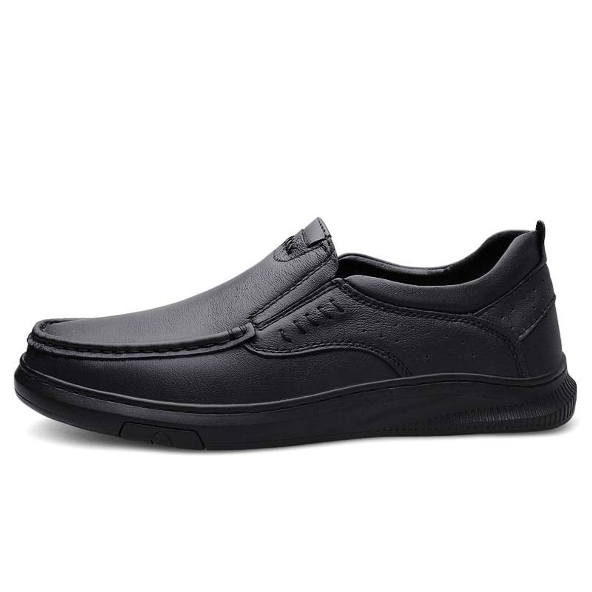 SHANDIAN - Zapato Formal Hombre Cuero Negro