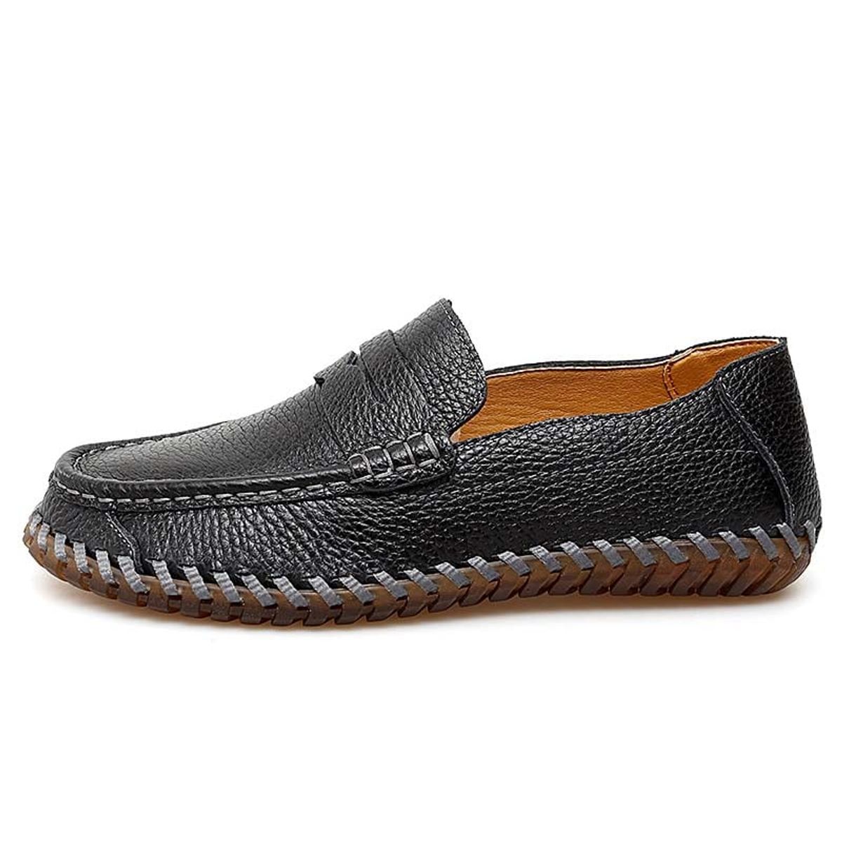 SHANDIAN - Zapato Formal Hombre Cuero Negro