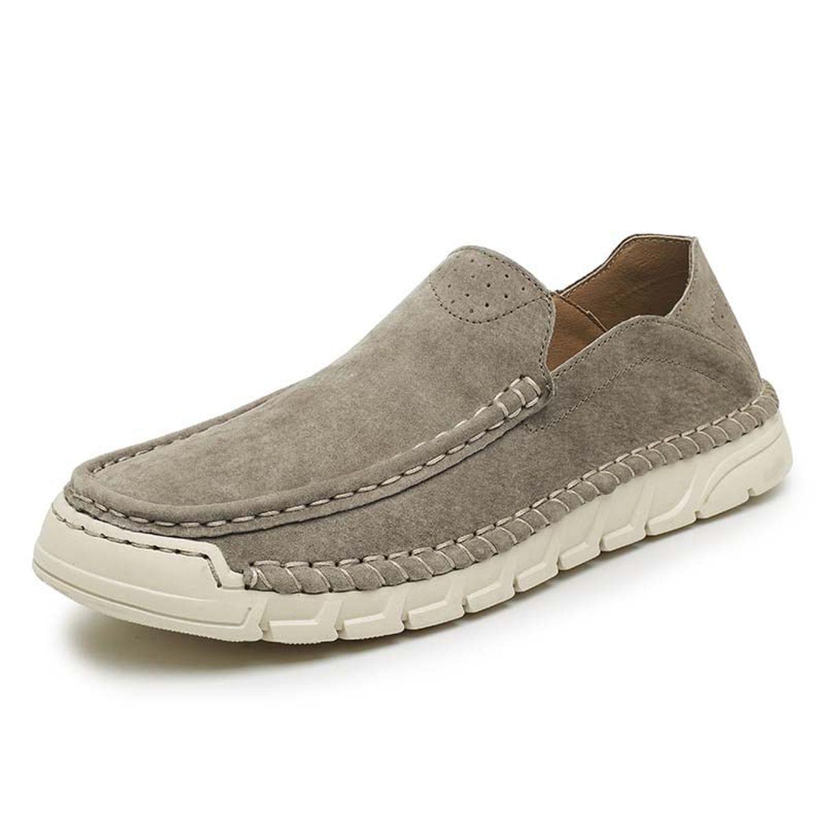 SHANDIAN - Zapato Formal Hombre Cuero Marrón