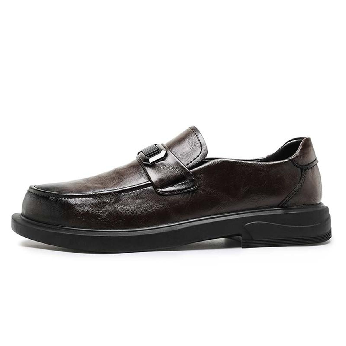 SHANDIAN - Zapato Formal Hombre Cuero Negro