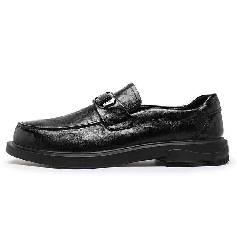 SHANDIAN - Zapato Formal Hombre Cuero Negro