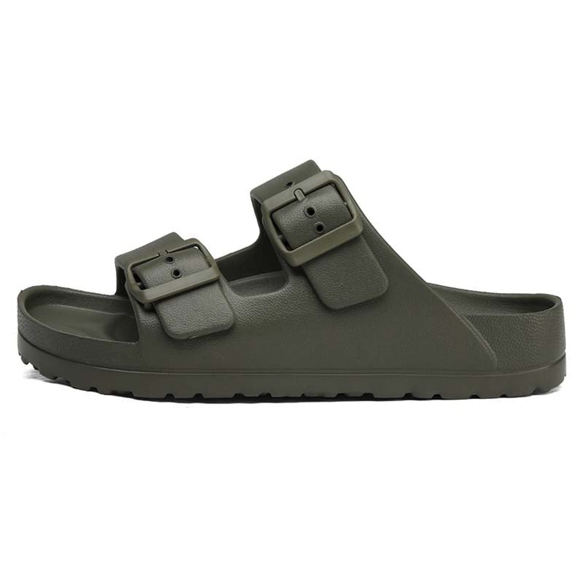 SHANDIAN - Sandalias Dedo Abierto Pantuflas Mujer Verde