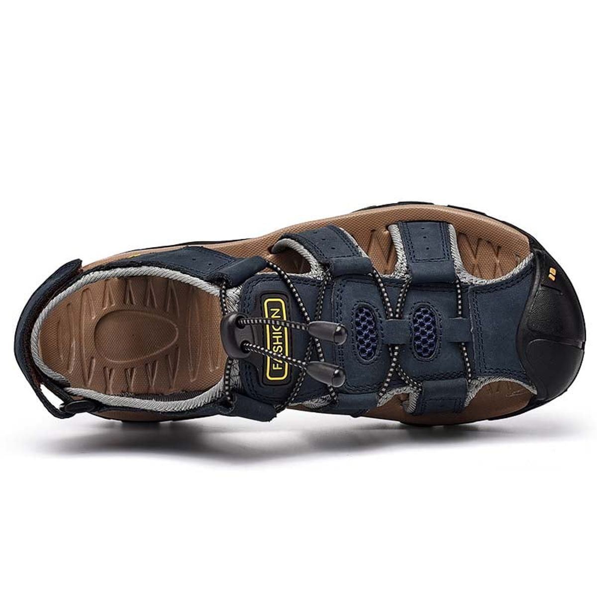 SHANDIAN - Sandalia de Trekking Para Explorar con Estilo Hombre Negro