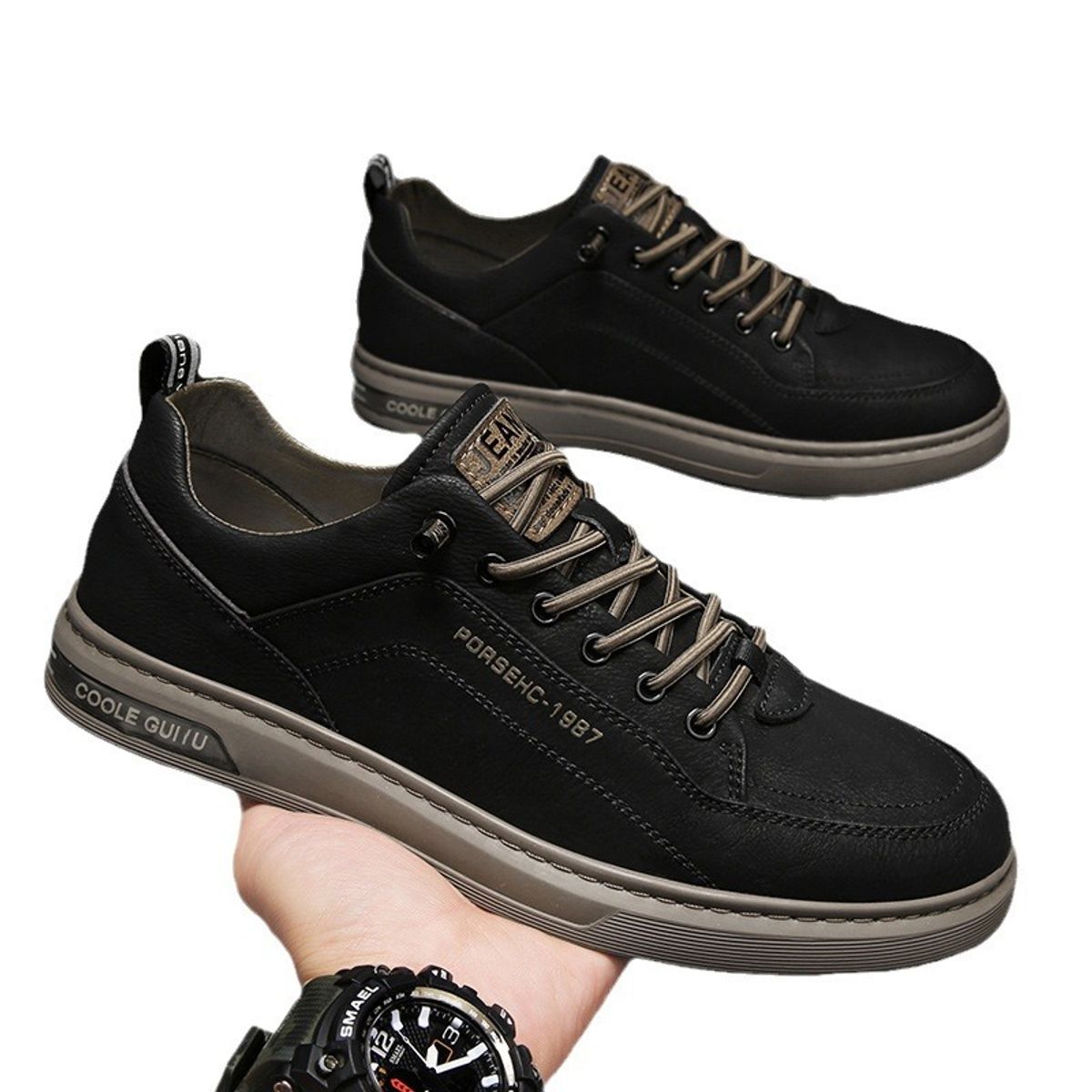 BLWOENS - Zapatos deportivas para hombres Zapatillas - Negro