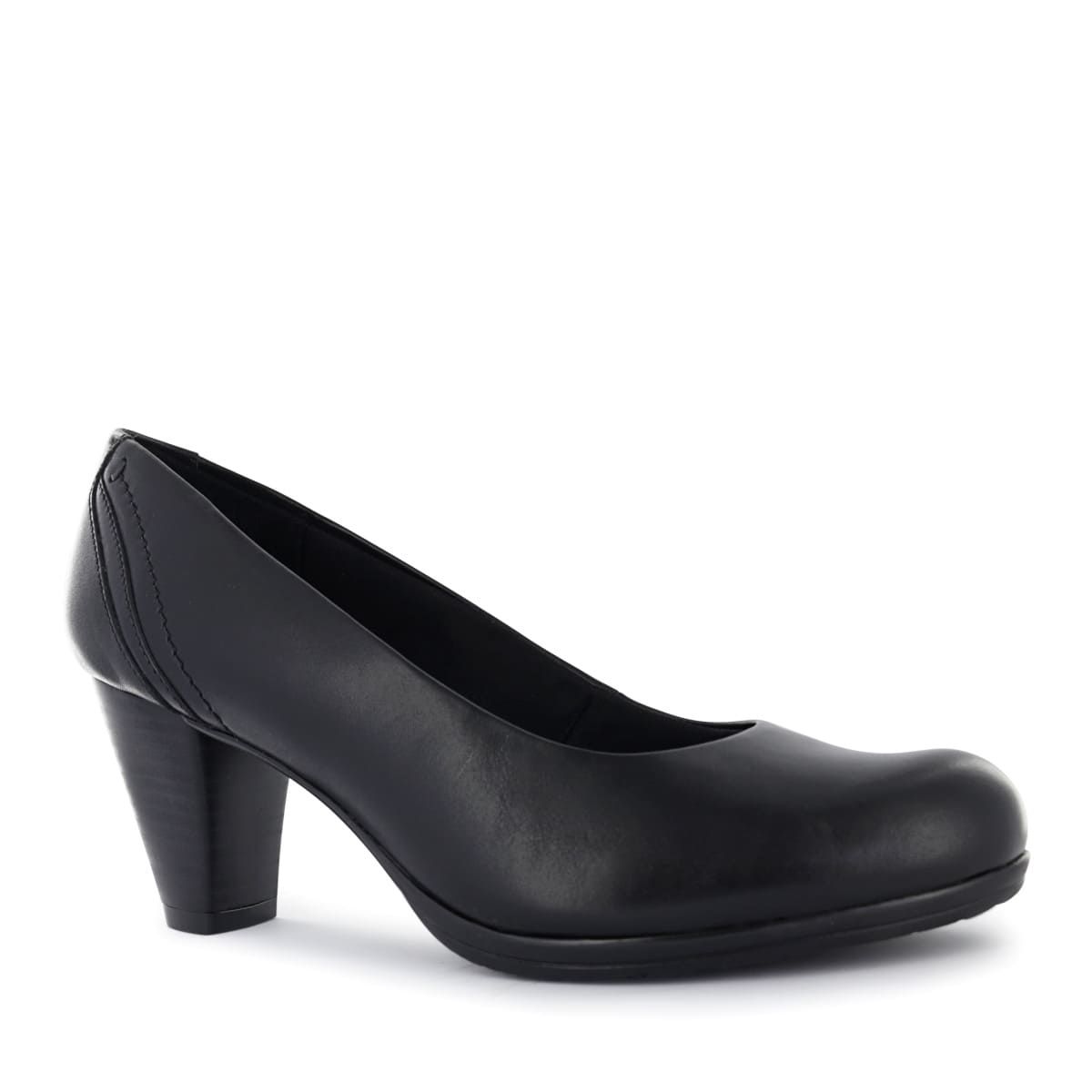 ECCO - Zapatos de Vestir PumpReina Mujer Ecco Dalila48 Negro Cuero Natural