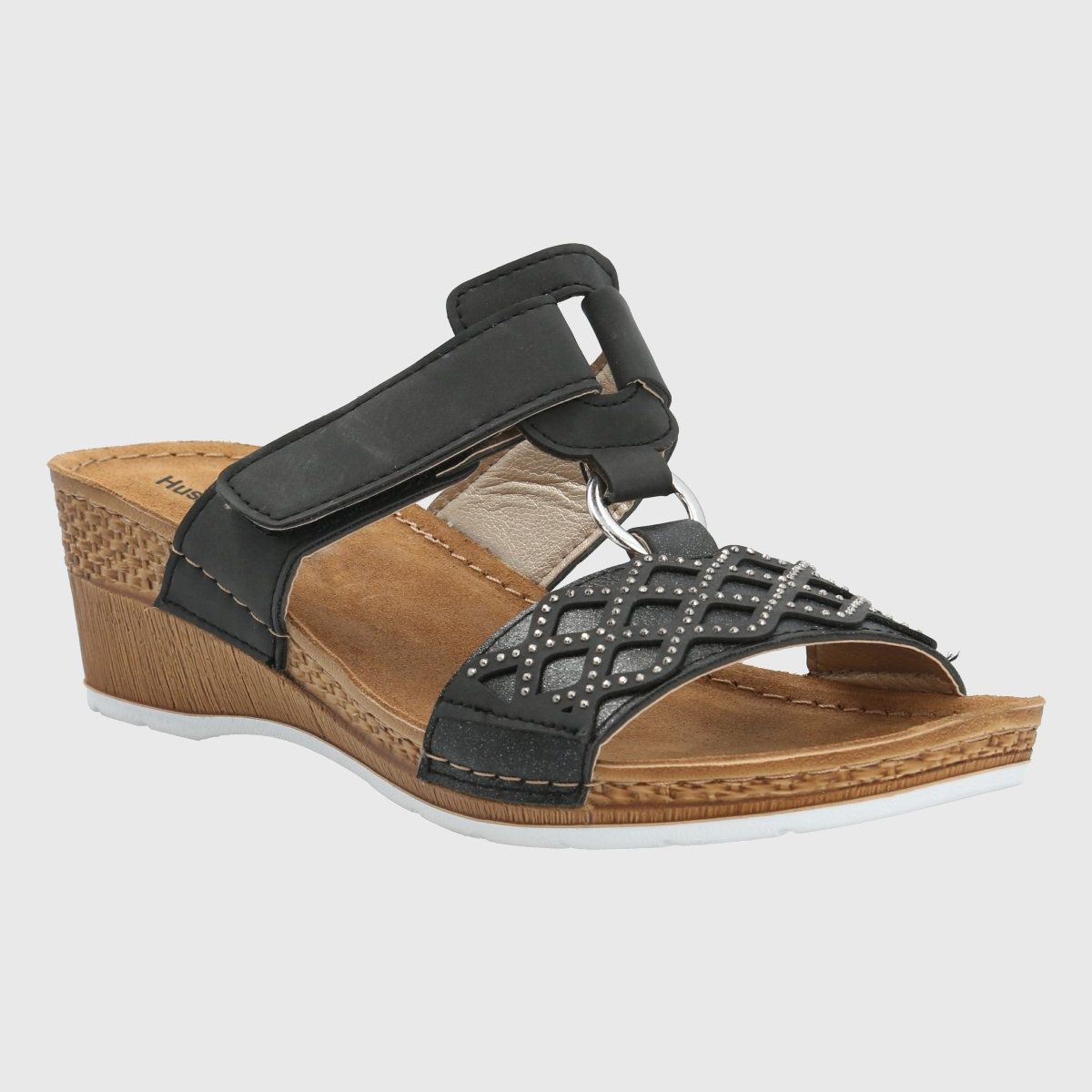 HUSH PUPPIES - Sandalia Hush Puppies Mujer Bax Iii Negro HUSH PUPPIES