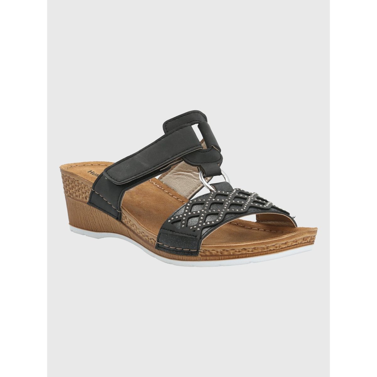 HUSH PUPPIES - Sandalia Hush Puppies Mujer Bax Iii Negro HUSH PUPPIES