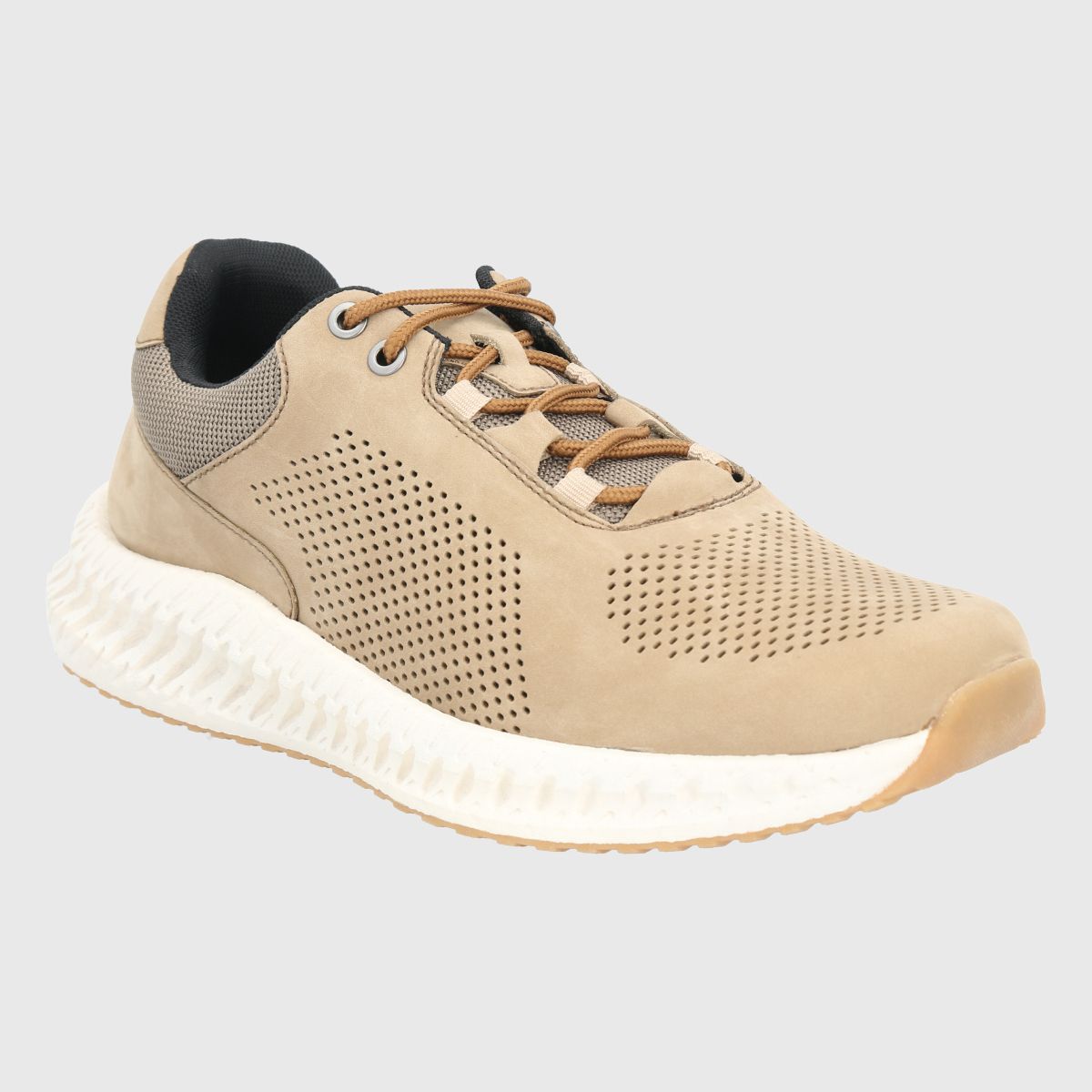 HUSH PUPPIES - Zapatilla Hush Puppies Hombre Spinal Lthr Lace Gris HUSH PUPPIES