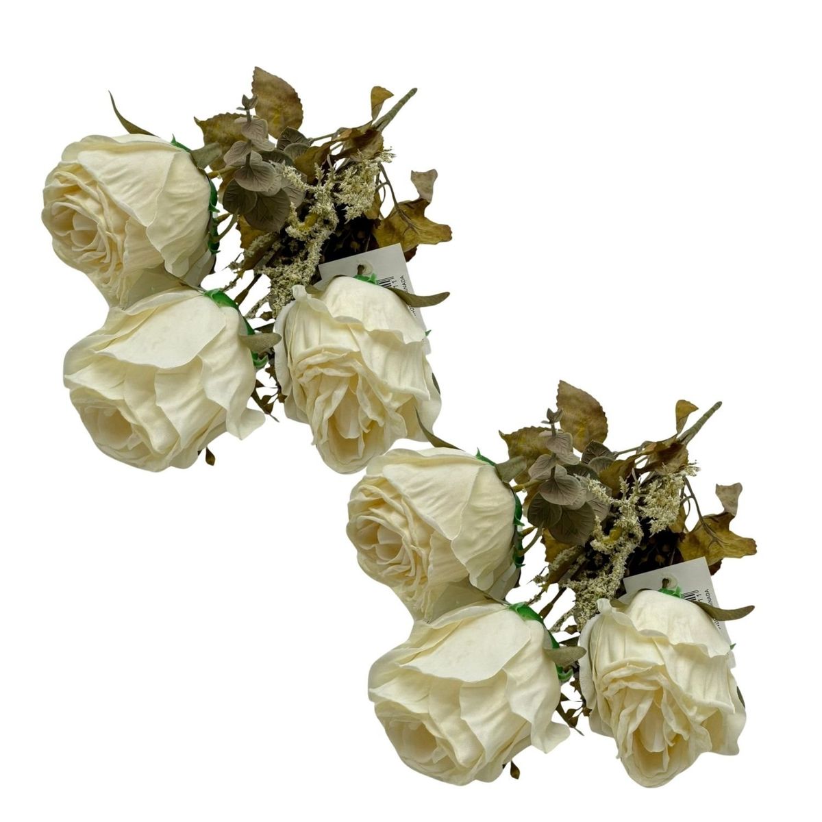 FLORIPA - Pack de 2 Bouquets De Rosa En Boton 8221-BL FLORIPASTORE