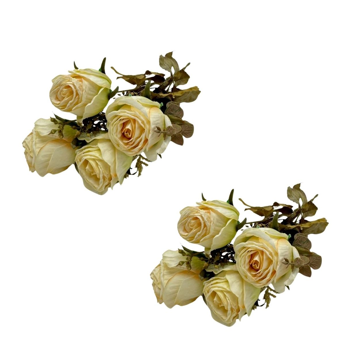 FLORIPA - Pack de 2 Bouquets De Rosa En Boton 8221-CR FLORIPASTORE