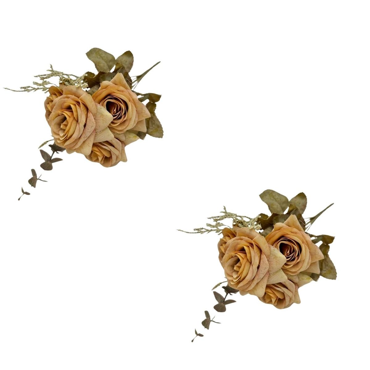 FLORIPA - Pack de 2 Bouquets De Rosa En Boton 8224-AM FLORIPASTORE