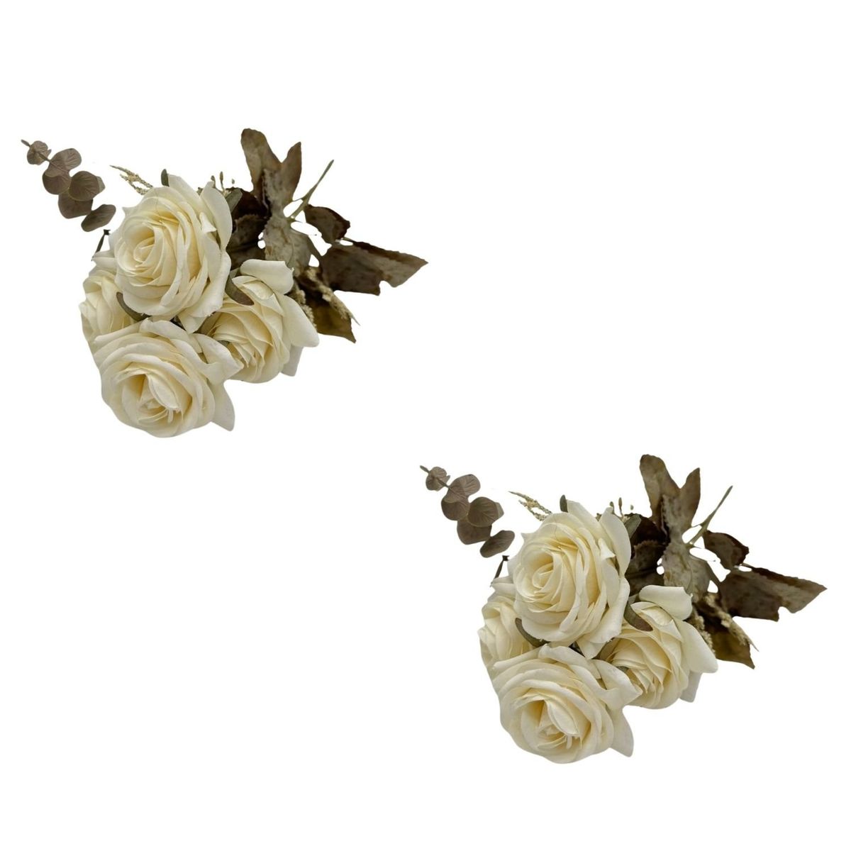 FLORIPA - Pack de 2 Bouquets De Rosa En Boton 8224-BL FLORIPASTORE