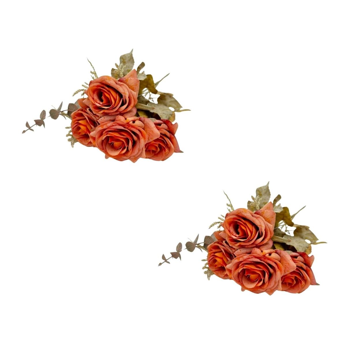 FLORIPA - Pack de 2 Bouquets De Rosa En Boton 8224-NAR FLORIPASTORE