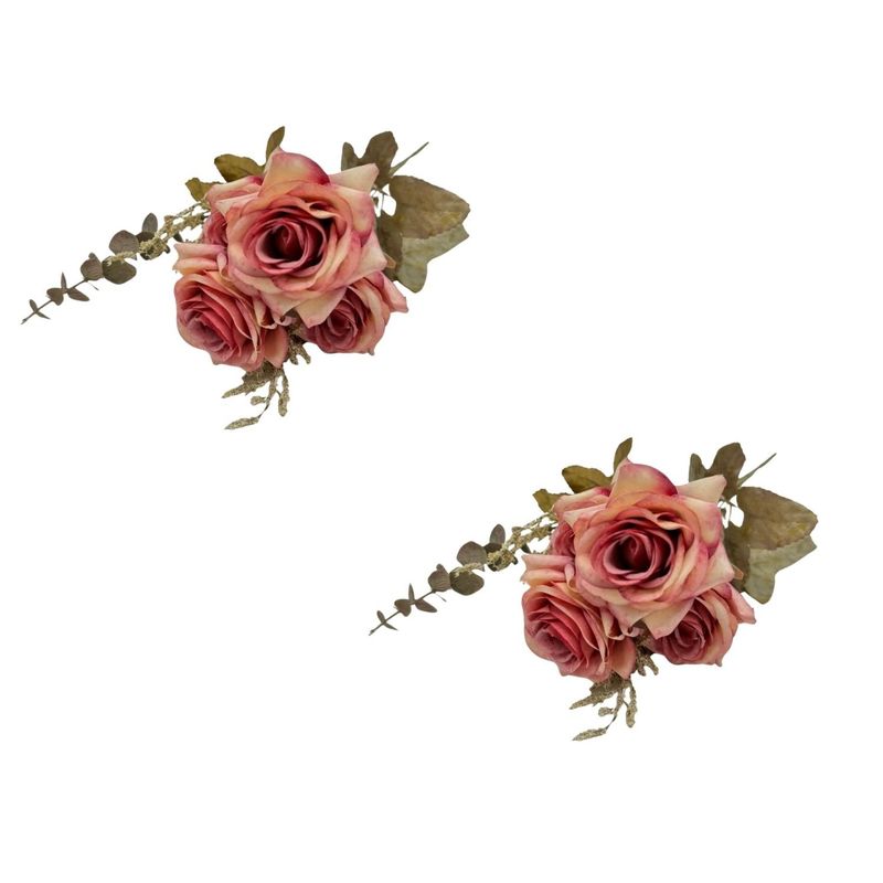 FLORIPA - Pack de 2 Bouquets De Rosa En Boton 8224-ROS FLORIPASTORE