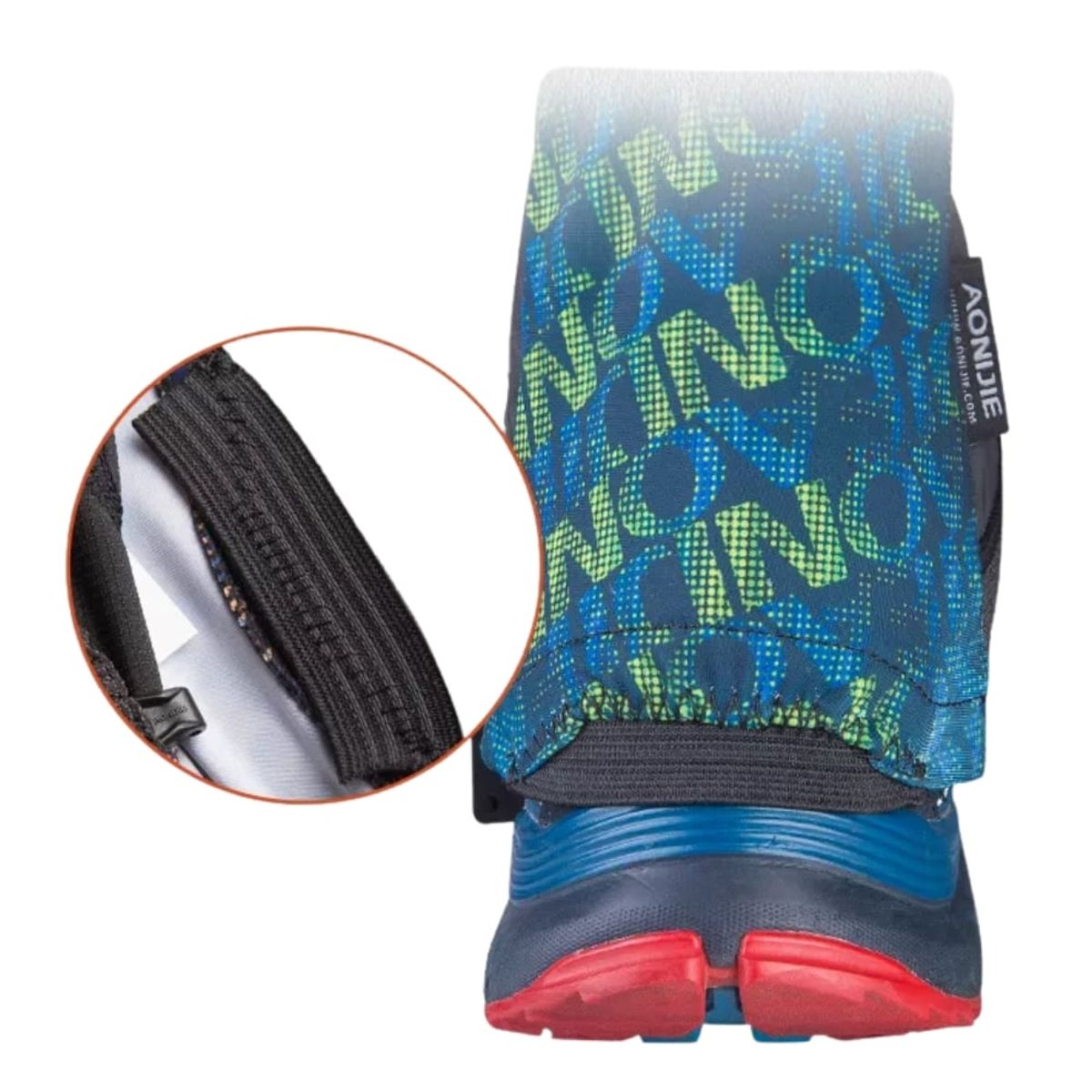 GAITERS POLAINAS AONIJIE PROTECTORES TOBILLO COLORFUL VERDE, marca AONIJIE - Foto Principal