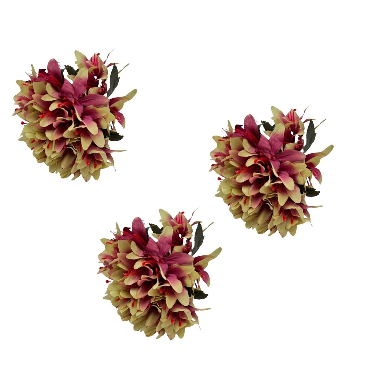 FLORIPA - Pack de 3 Bouquets De Mini Lirios BG405201E-FU FLORIPASTORE