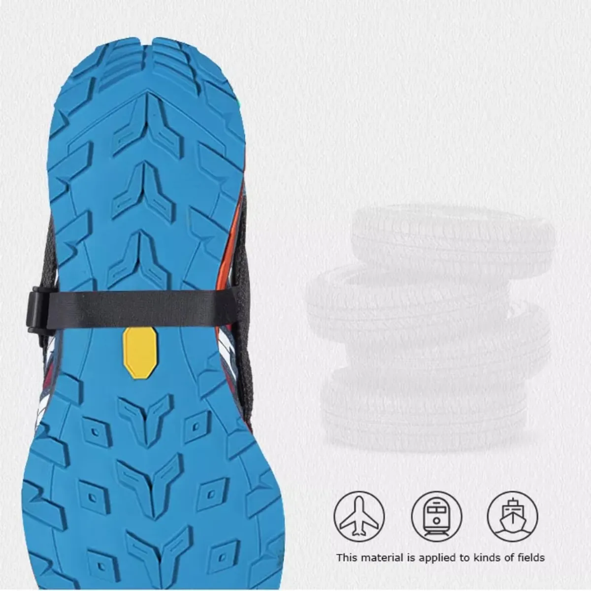 AONIJIE - POLAINAS AONIJIE PROTECTORES TOBILLO COLORFUL AZUL