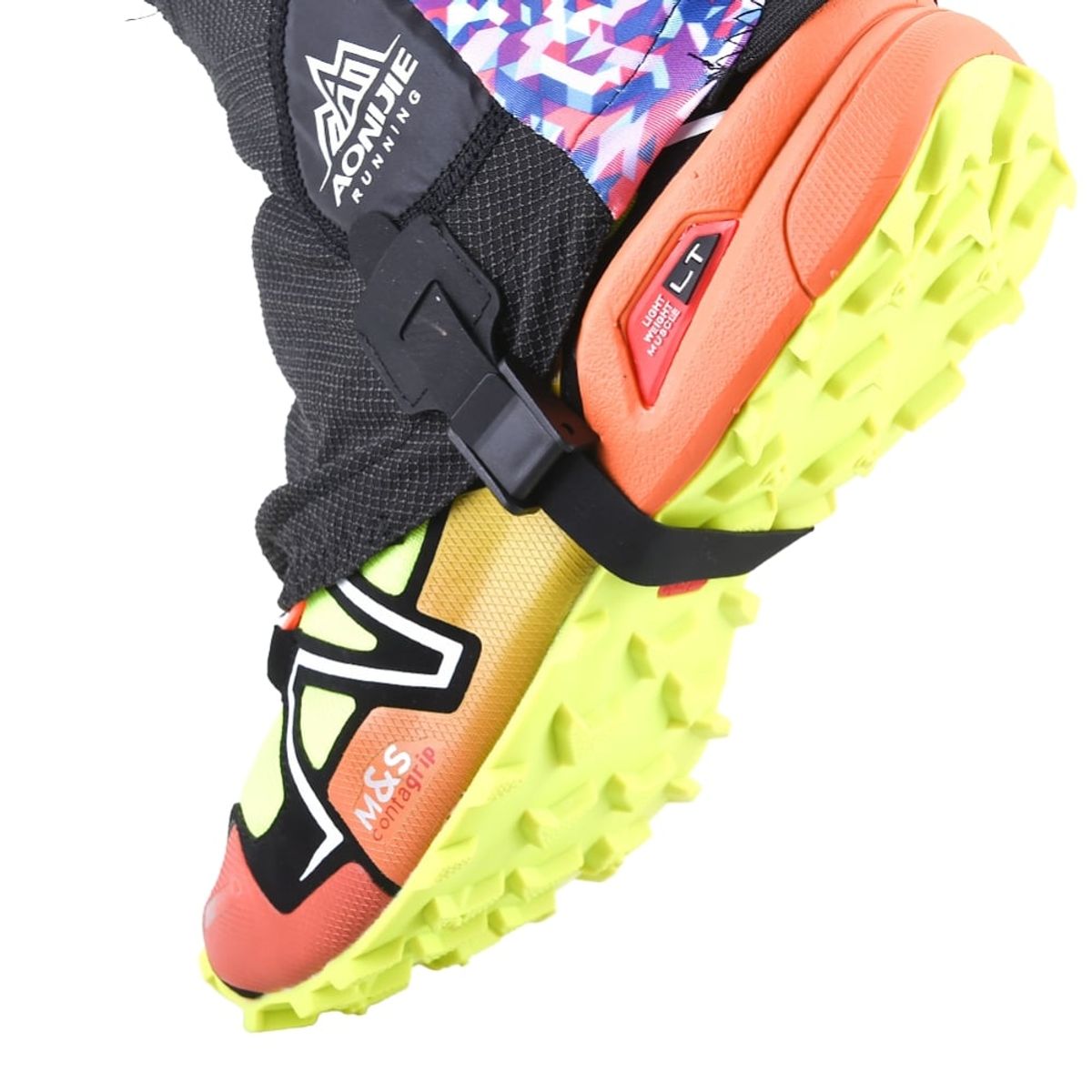 AONIJIE - GAITERS POLAINAS AONIJIE PROTECTORES TOBILLO COLORFUL