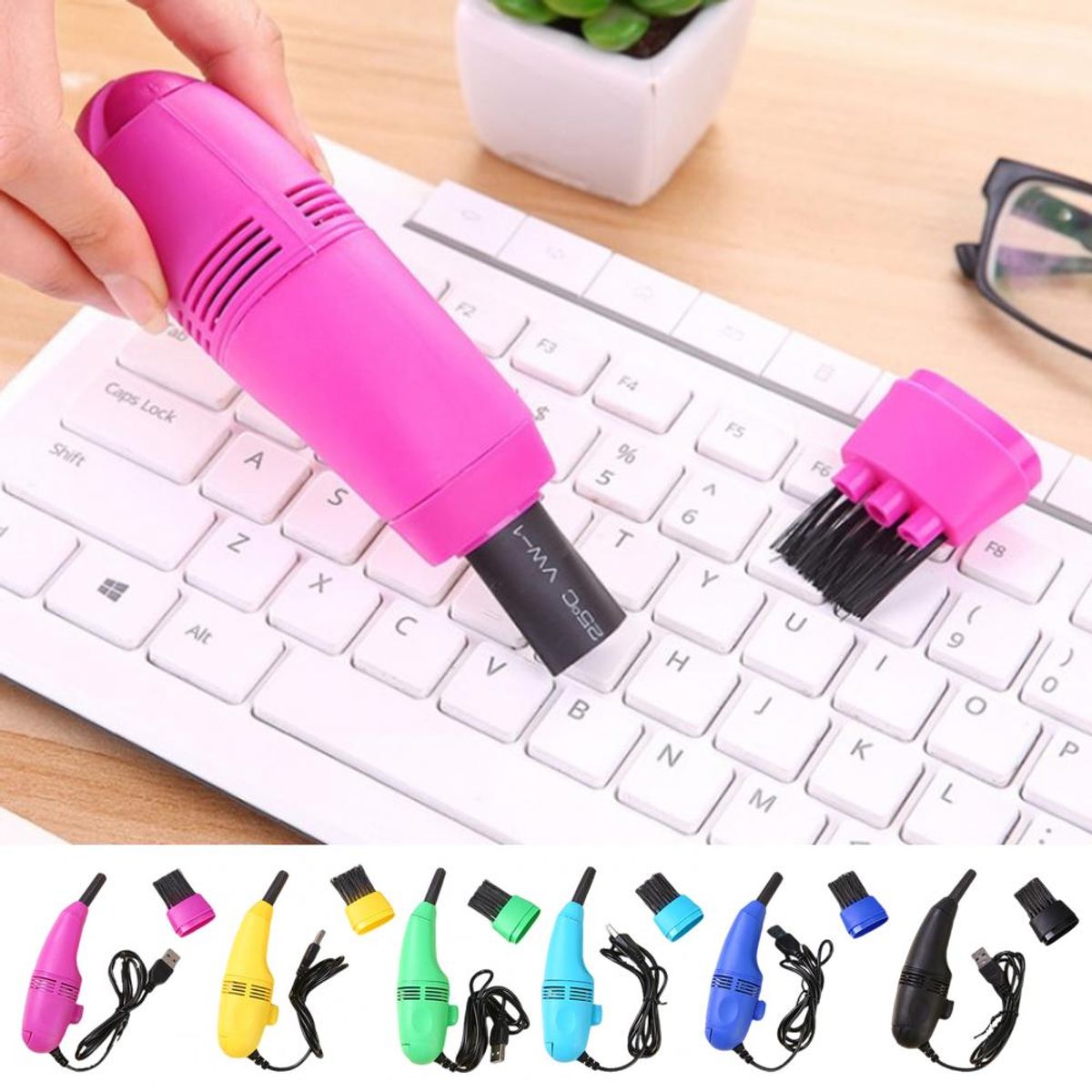 GENERICO - MINI ASPIRADORA USB PARA ORDENADOR PORTÁTIL.