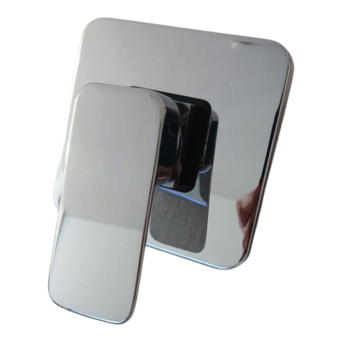 APACHE - Llave Mezcladora Monomando para Ducha cuadrado Minimalista en Acero Cromo Brillante