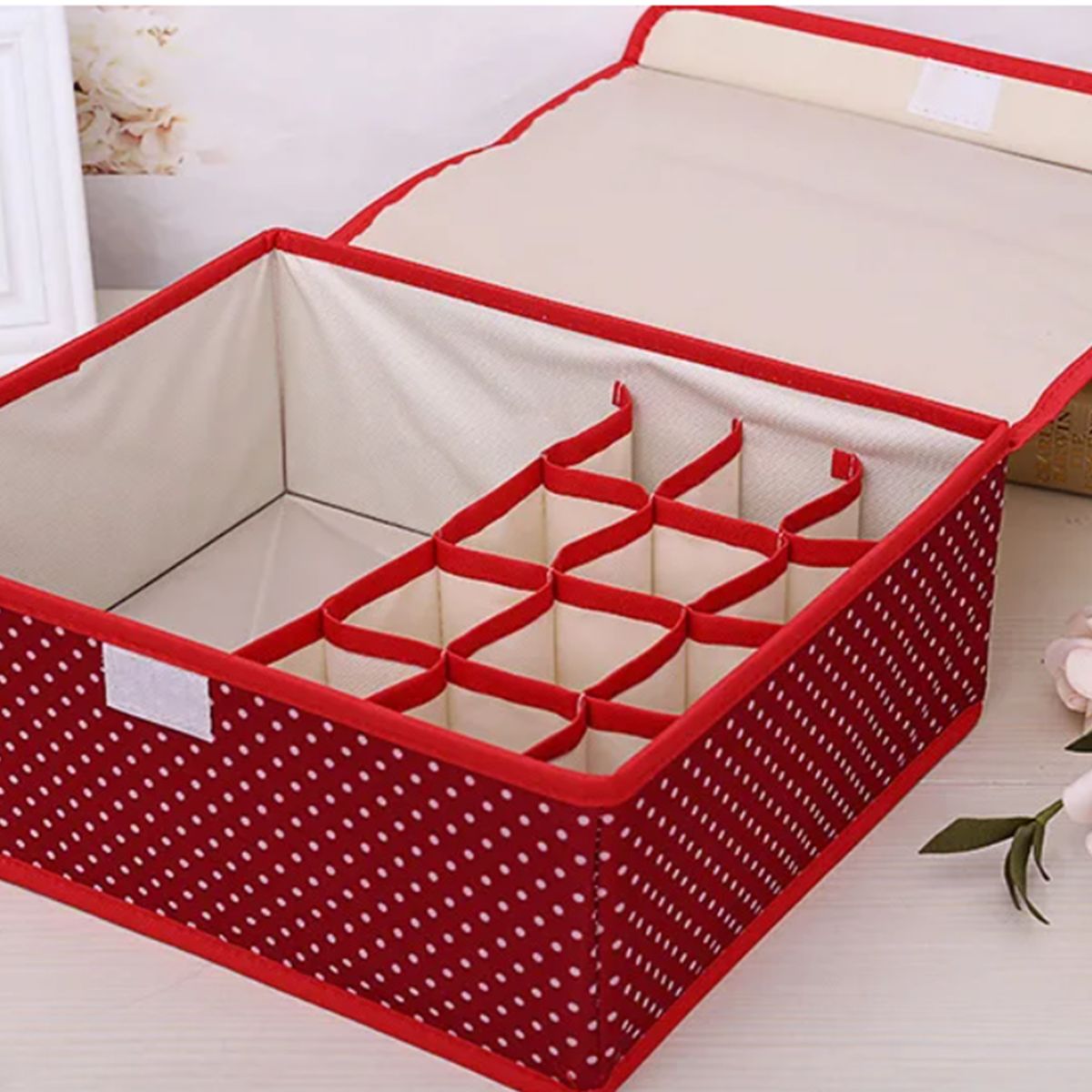 GENERICO - Cesta de Almacenamiento de Ropa Interior -Rosado