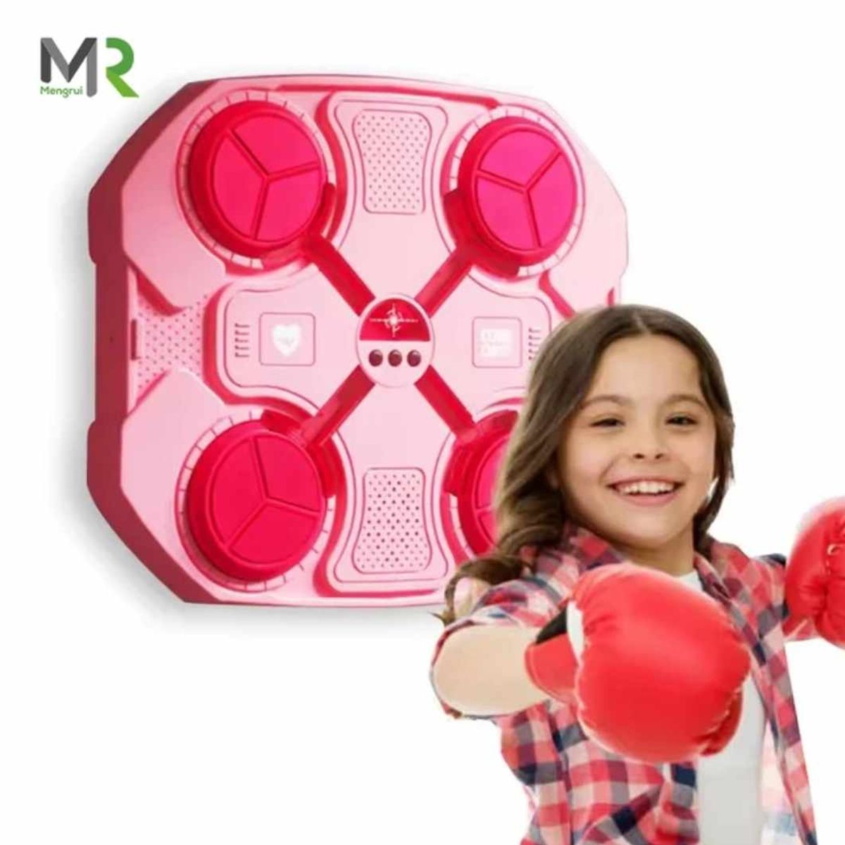 GENERICO - Maquina Smart de Box Bluetooth Musical con Guantes de Niñas