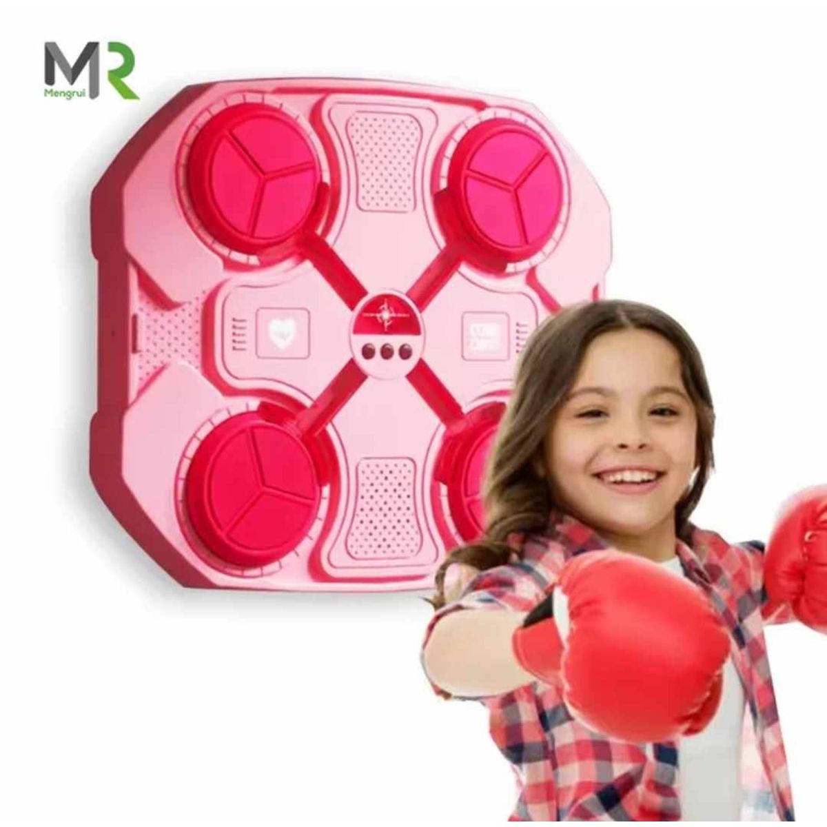 GENERICO - Maquina Smart de Box Bluetooth Musical con Guantes de Niñas