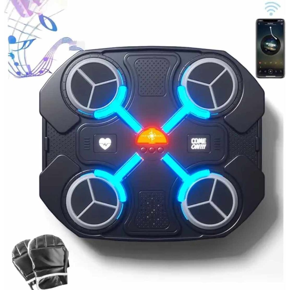 GENERICO - Maquina Smart de Box Bluetooth Musical con Guantes de Niños