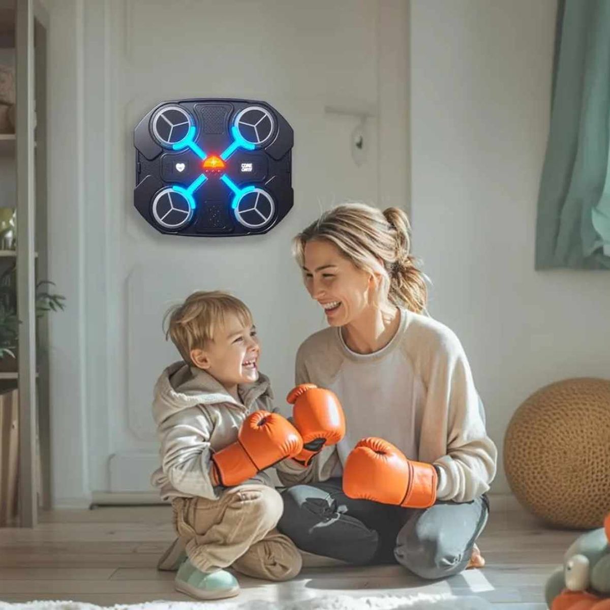 GENERICO - Maquina Smart de Box Bluetooth Musical con Guantes de Niños