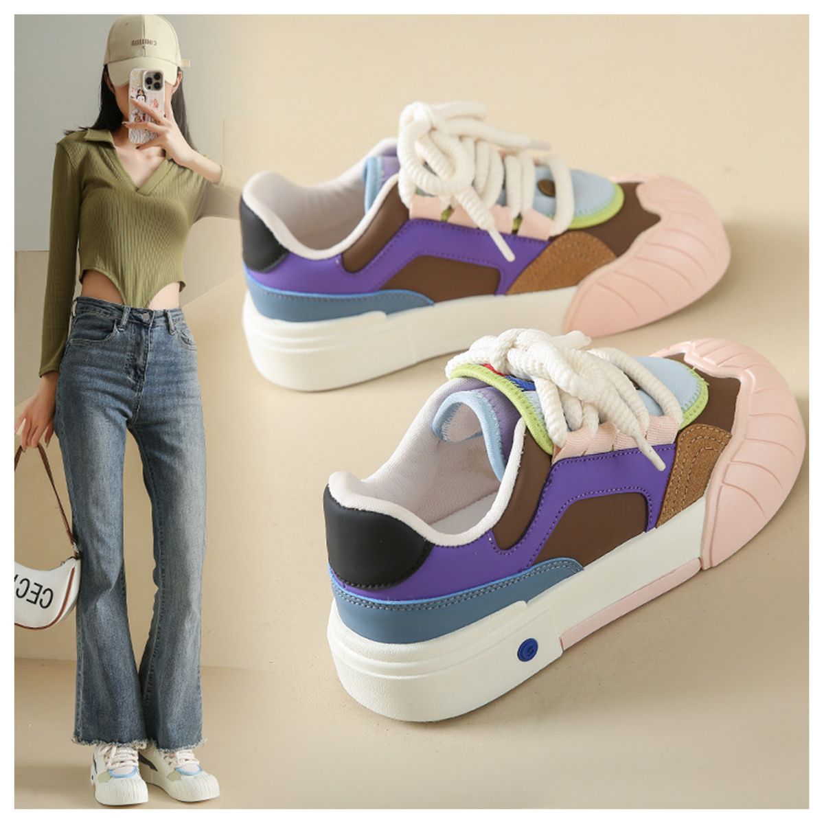 GENERICO - Zapatillas Urbanas para Mujer - Colors