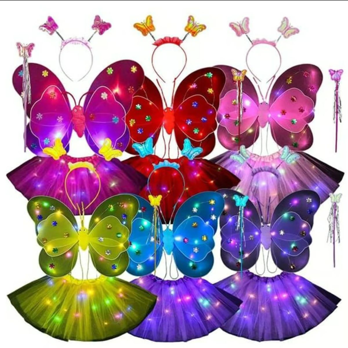 GENERICO - Alitas mariposa luminosa vinchavarita