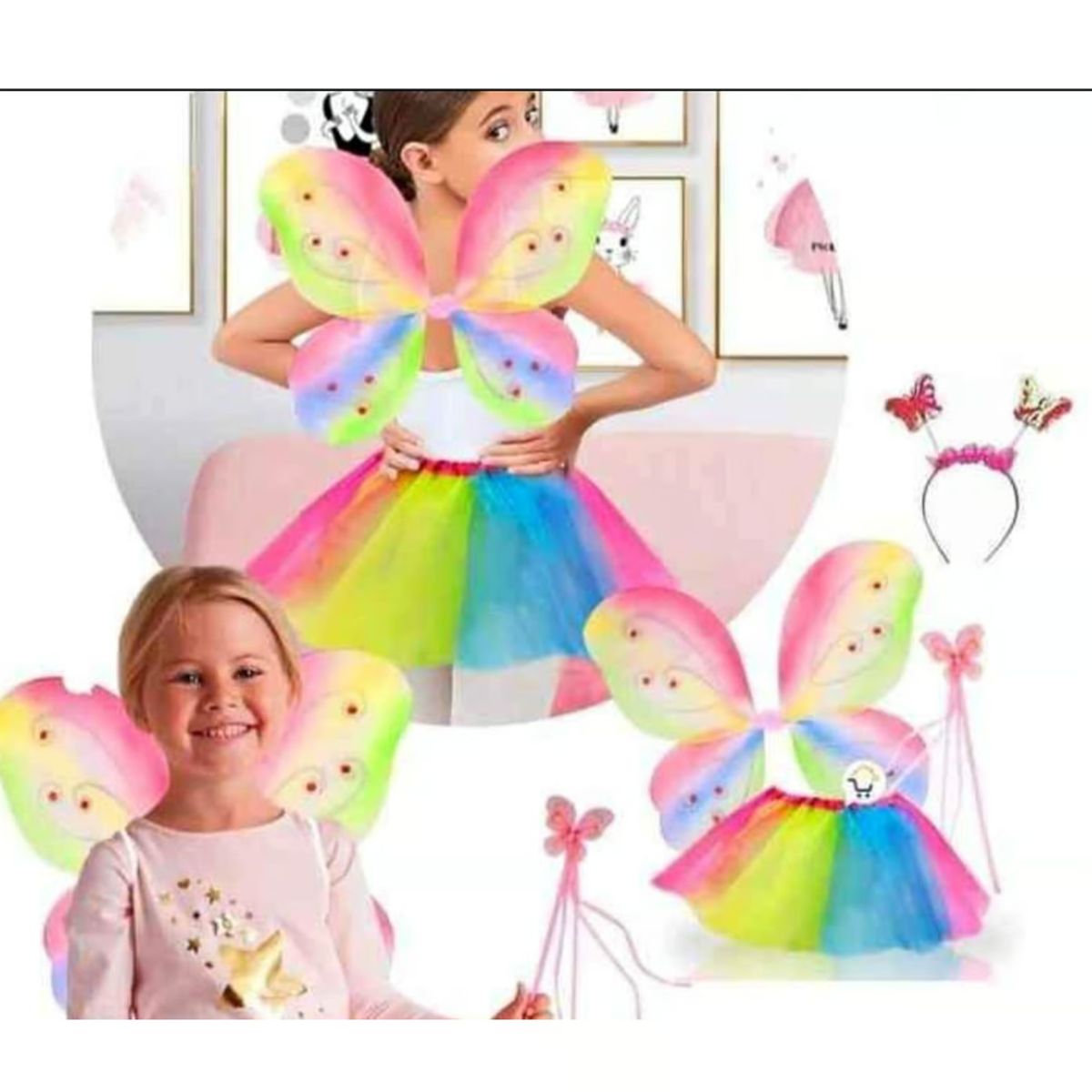 GENERICO - Alitas mariposa luminosa vinchavarita