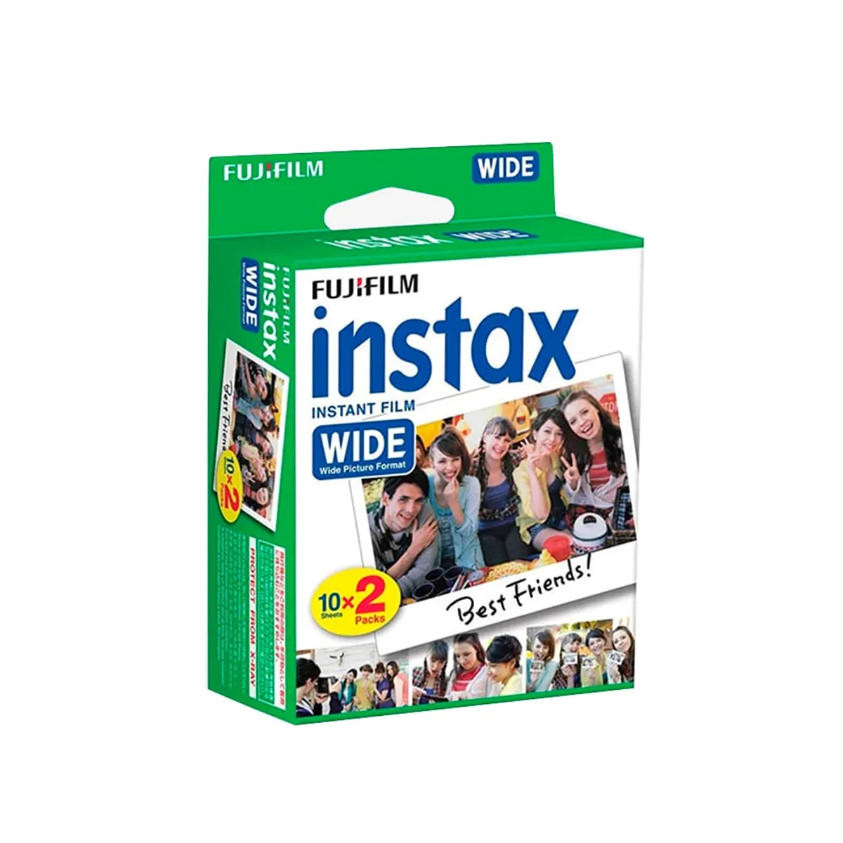 FUJIFILM - Pack de Pelicula Fujifilm Instax Wide x20und