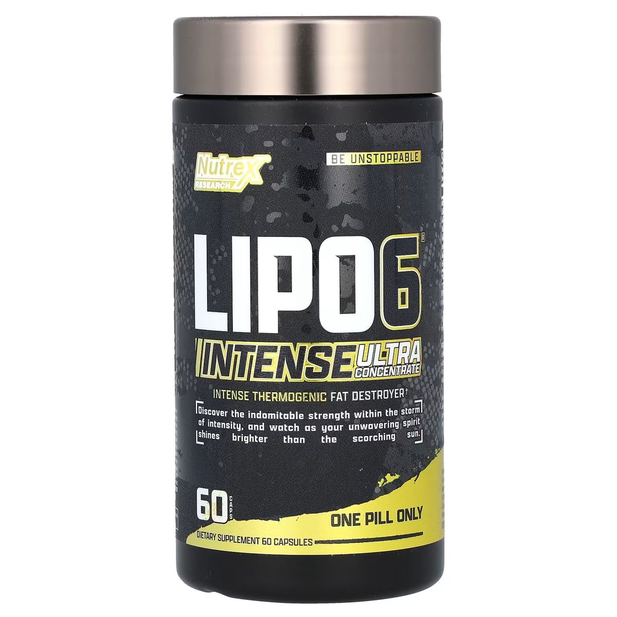 NUTREX RESEARCH - Quemador Nutrex Lipo 6 Black Intense Ultra Concentrate 60 caps