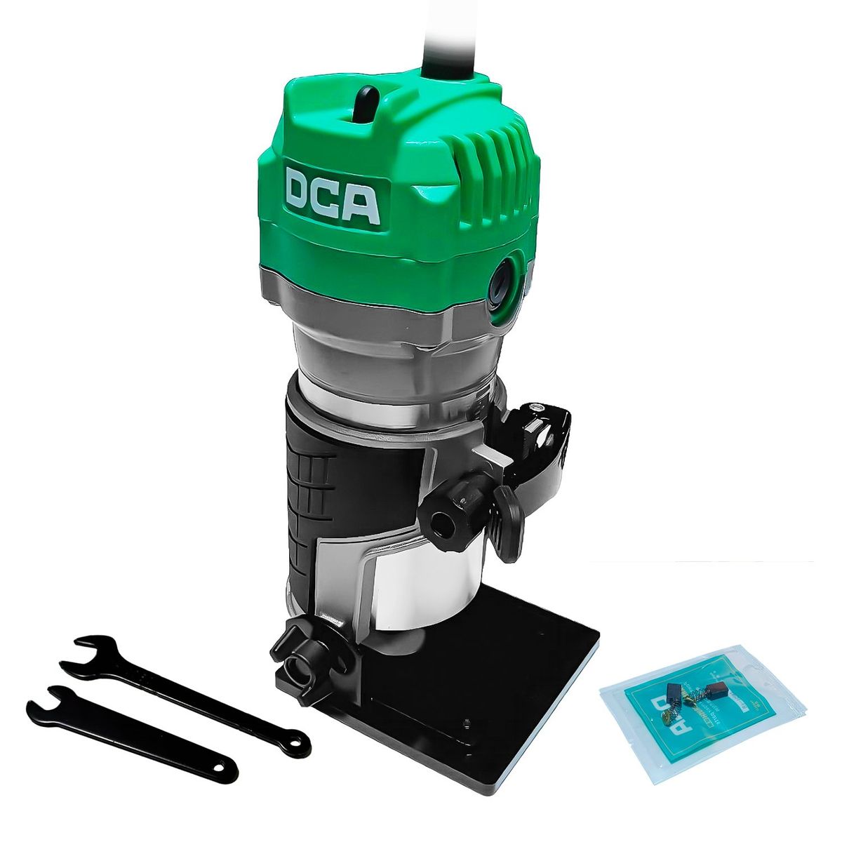 DCA - Ruteadora Fresadora Tupi Mano 1 / 4" DCA AMP04-6B 550W Base Inclinada.