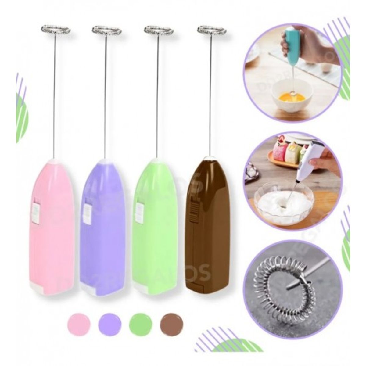 GENERICO - Batidor espumador de Café